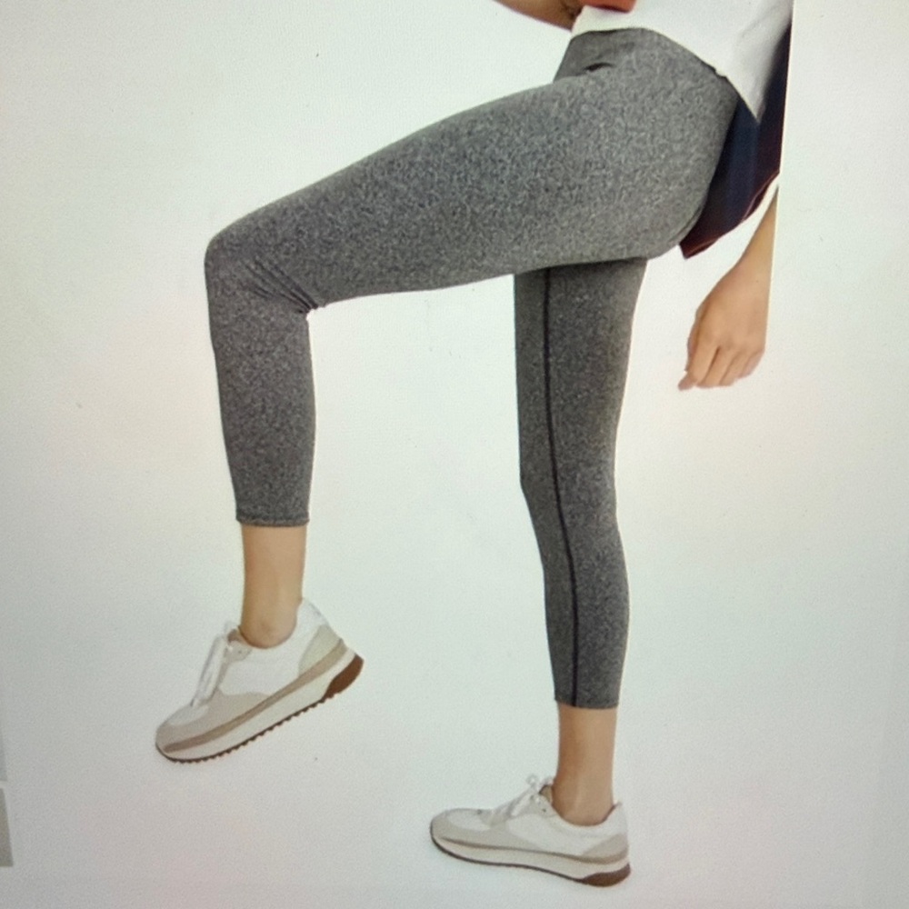 Madewell Heather Charcoal MWL form high-rise leggings
